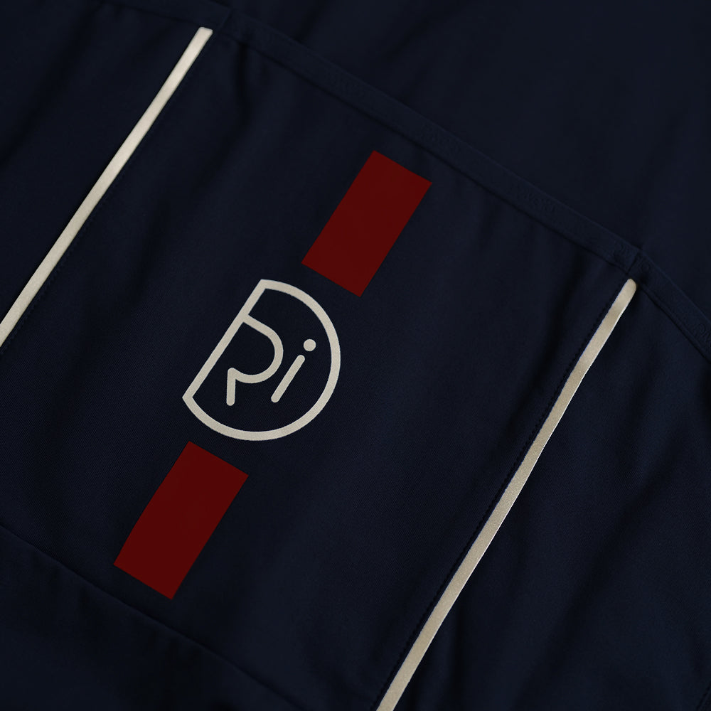 Mens Eco Felcott Thermal Long Sleeve Jersey (Navy/Red)