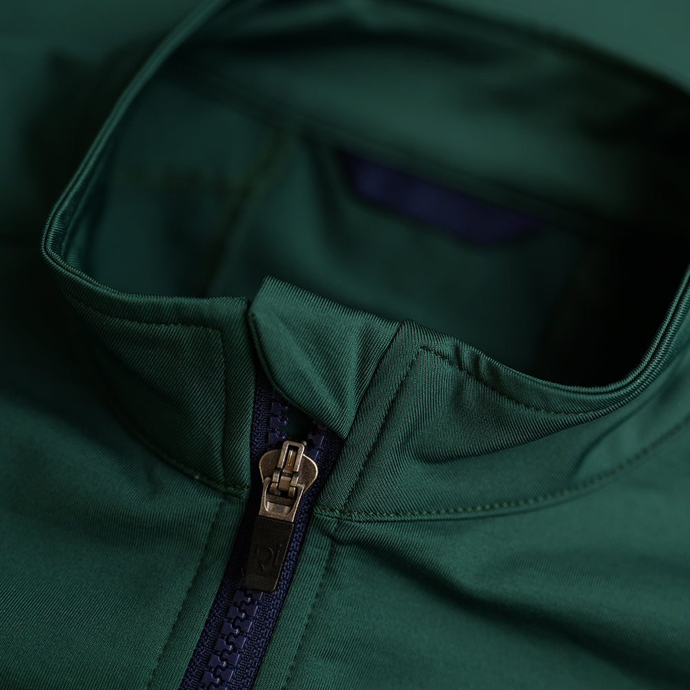 Rivelo Mens Eco Felcott Thermal Long Sleeve Jersey (Racing Green/Navy)