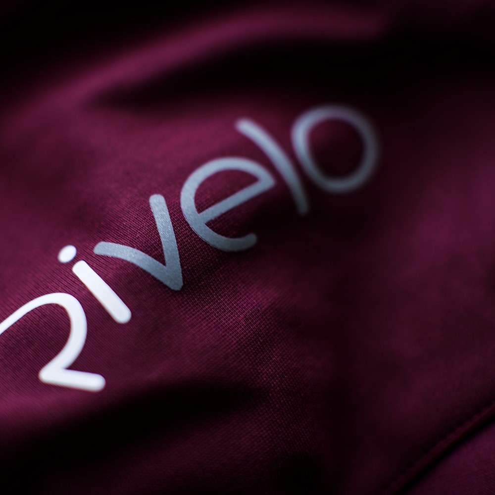 Rivelo Mens Felcott Thermal Long Sleeve Jersey (Burgundy/Navy)