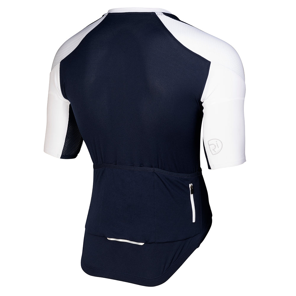 Rivelo Mens Fuente Climbers Jersey (Navy/White) (studio)