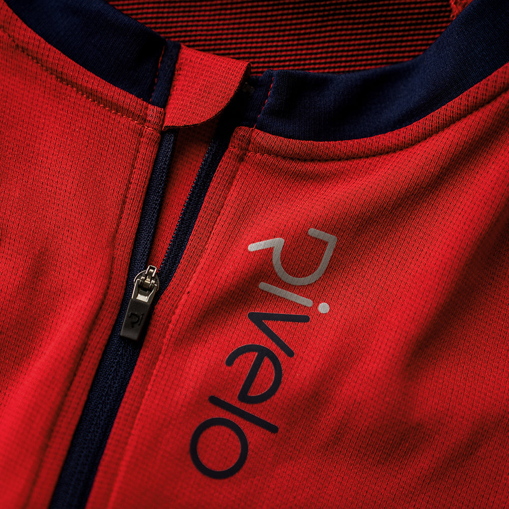 Rivelo Mens Fuente Climbers Jersey (Red/Navy)