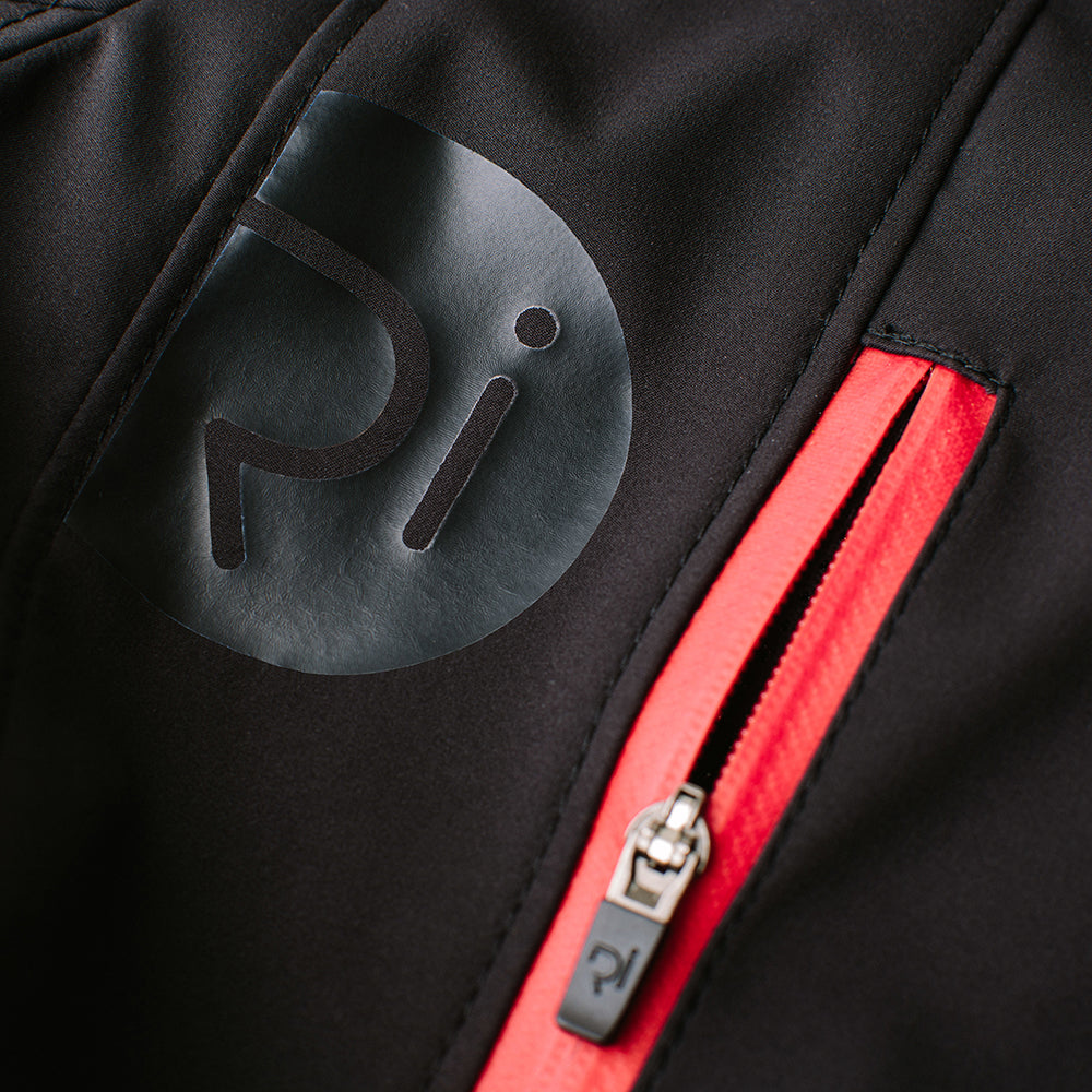 Rivelo Mens Garsdale Softshell Jacket (Black/Red)