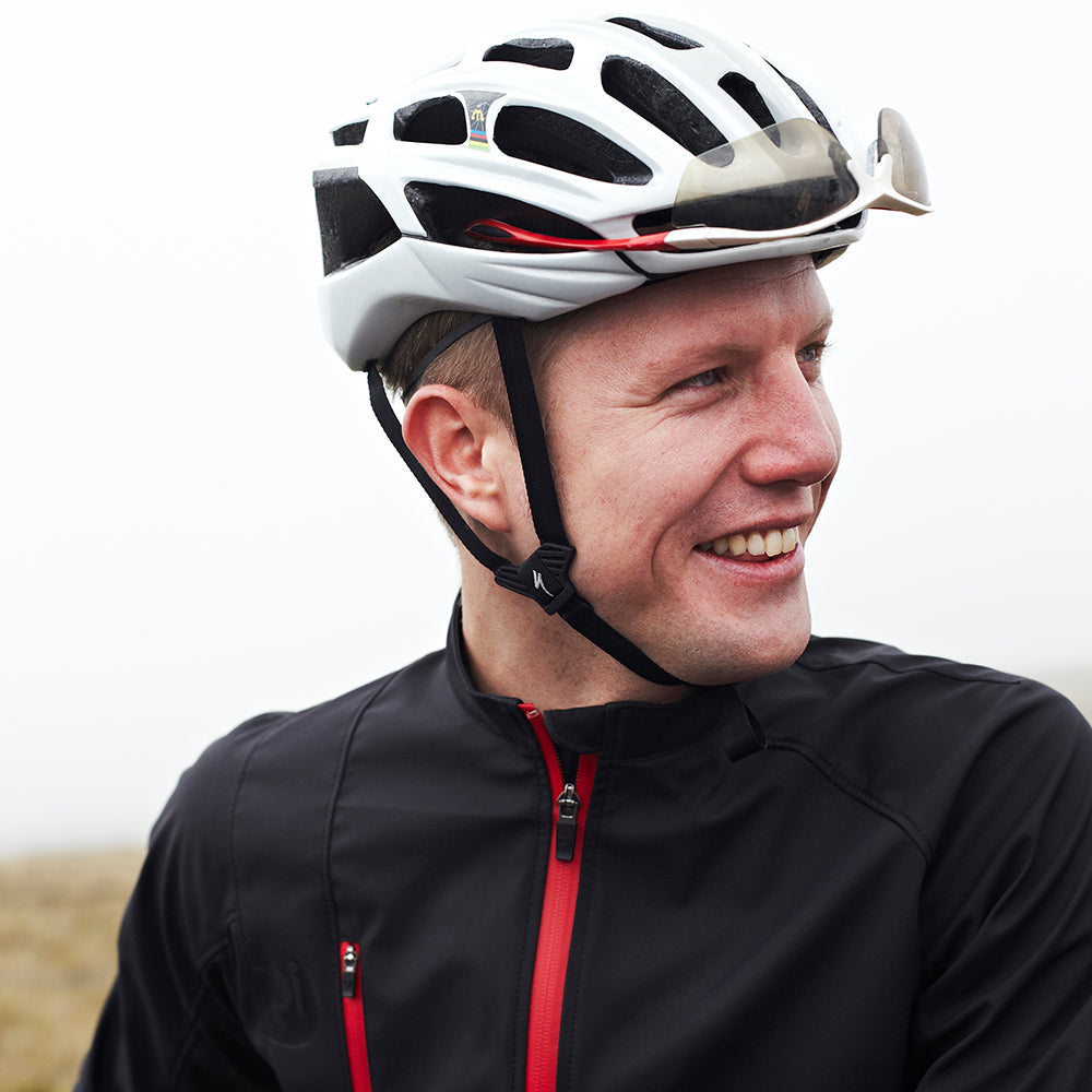 Rivelo Mens Garsdale Softshell Jacket (Black/Red)