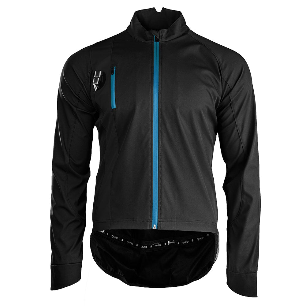 Rivelo Mens Garsdale Softshell Jacket (Black/Teal) (studio)