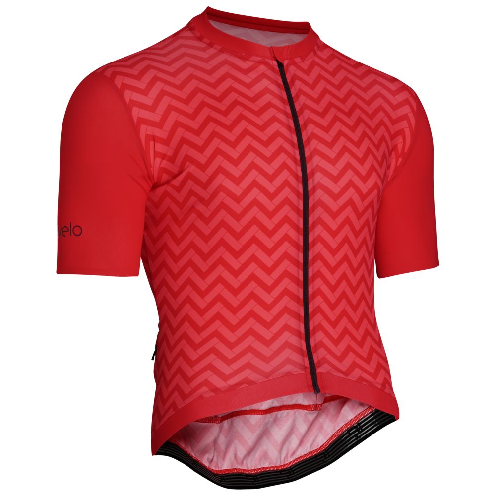 Rivelo Mens Grayswood Jersey (Red Chevron) (studio)