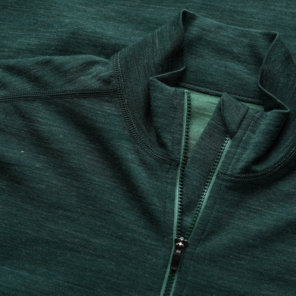 Rivelo Mens Haldon Merino Blend MTB Jersey (Dark Woodland Melange)