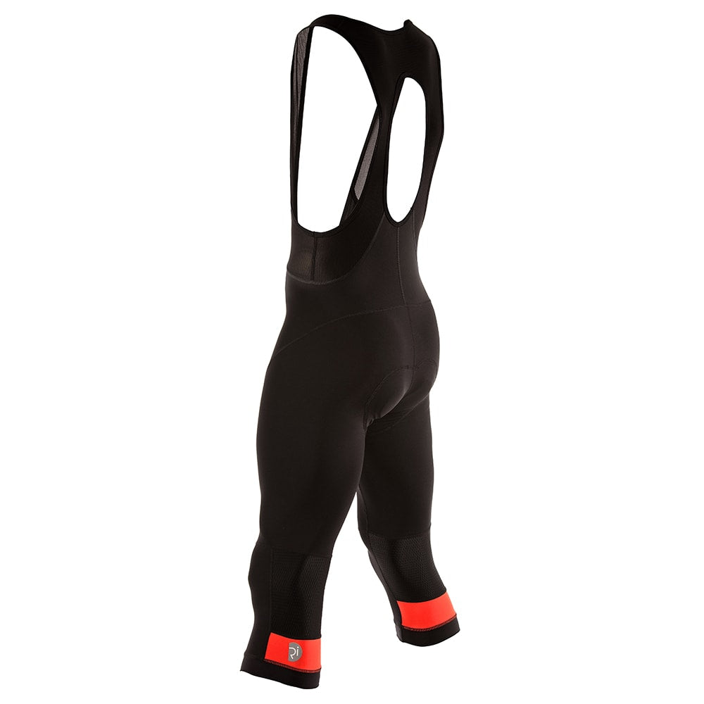 Rivelo Mens Headley 3/4 Bib Tights (Black/Orange) (studio)
