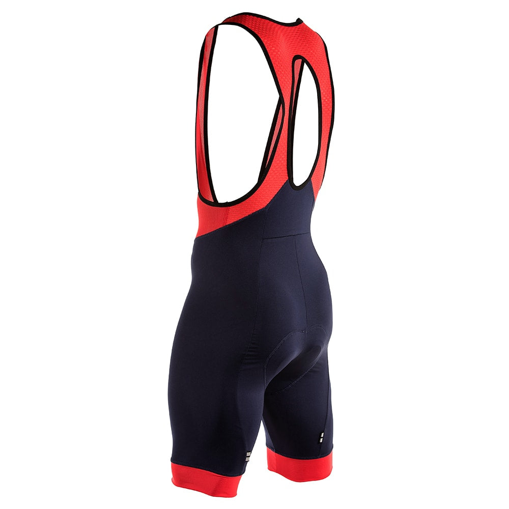 Rivelo Mens Honister Bib Shorts (Navy/Red) (studio)