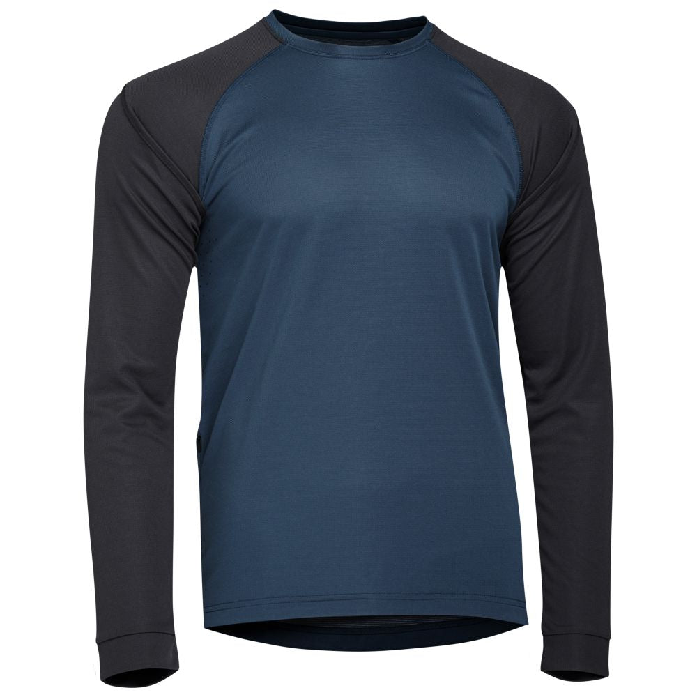 Rivelo Mens Kentmere Long Sleeve MTB Jersey (Marine/Slate) (studio)