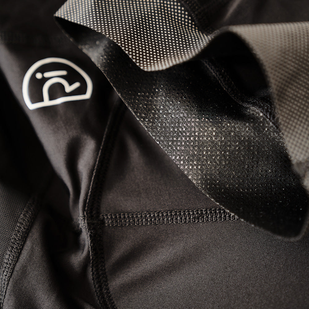 Rivelo Mens Kessock Cargo Bib Shorts (Black/Reflective)