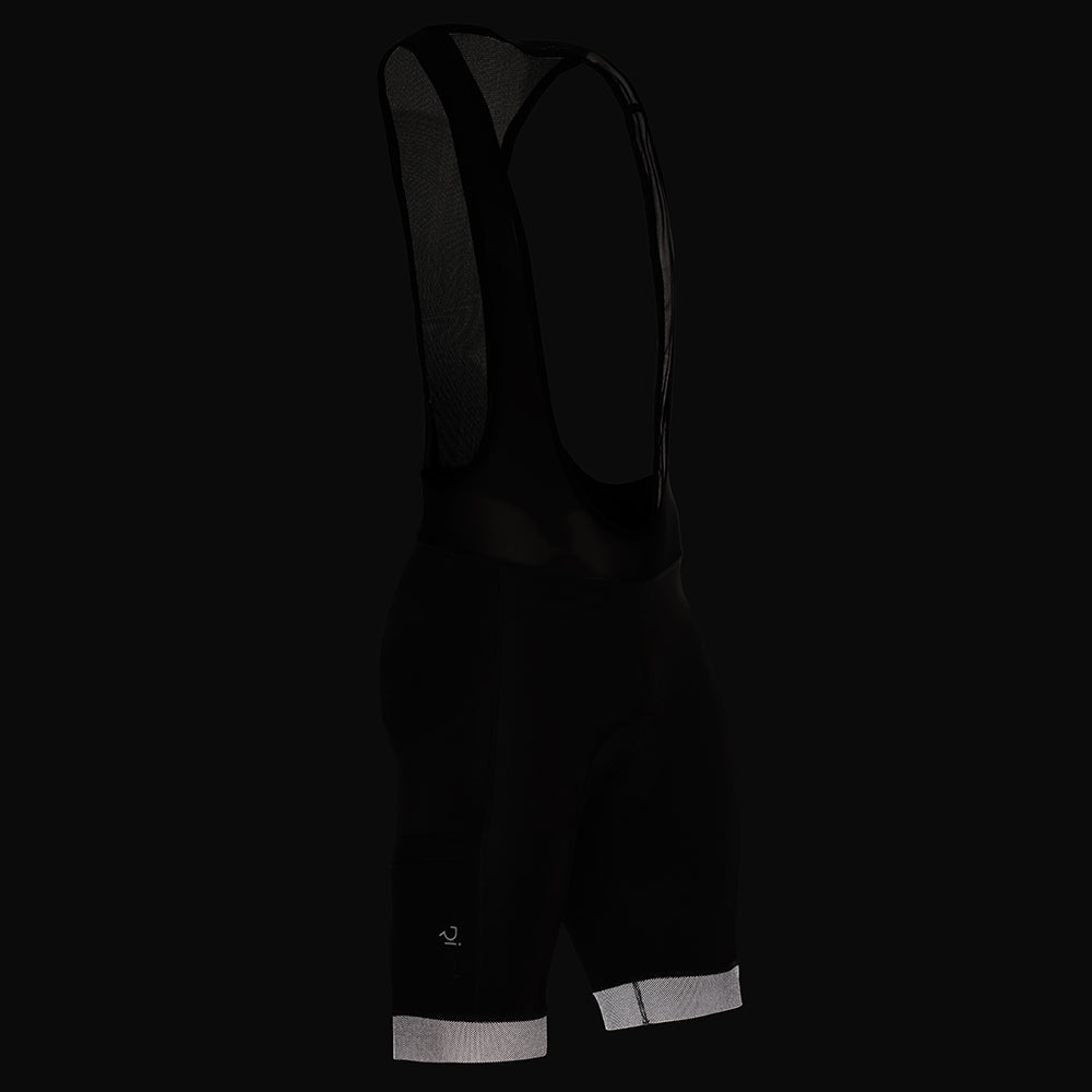 Rivelo Mens Kessock Cargo Bib Shorts (Black/Reflective)