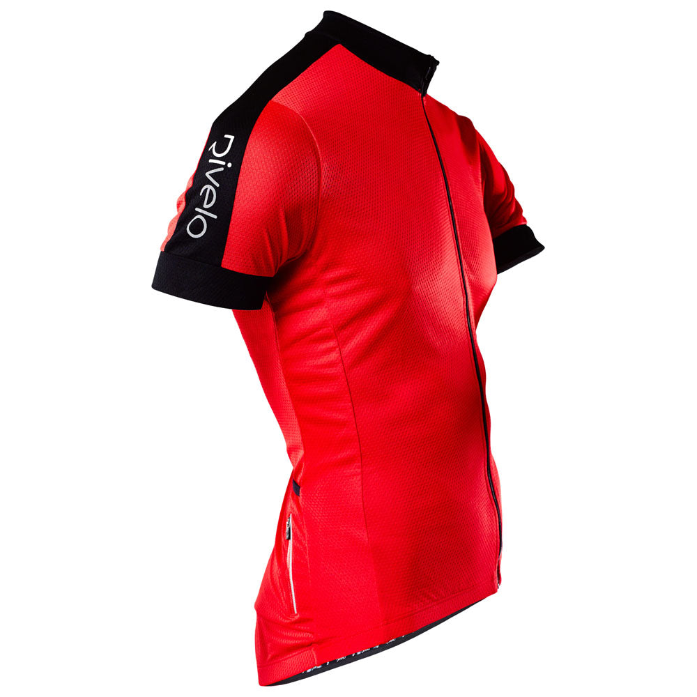 Rivelo Mens Kirkstone Jersey (Red/Black) (studio)