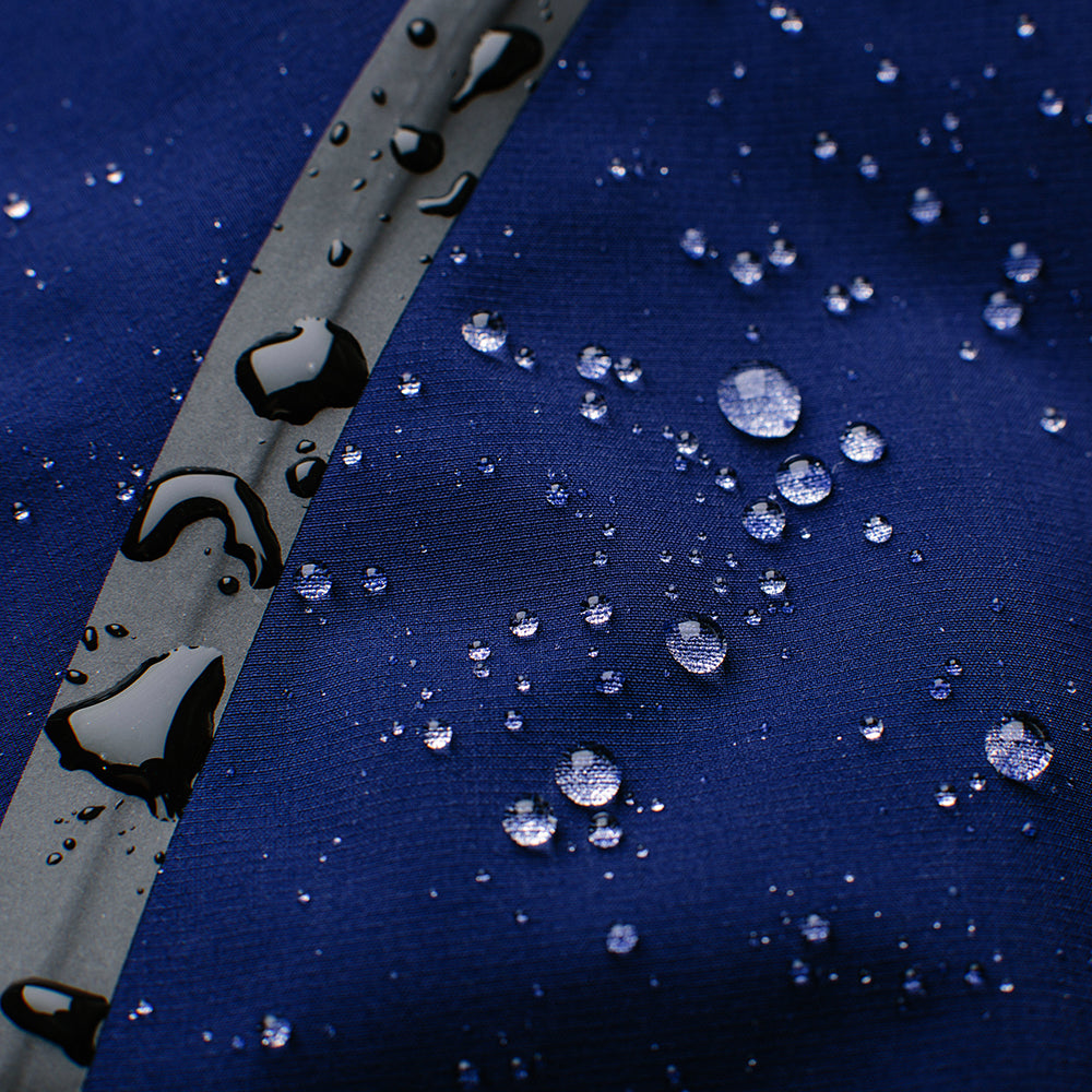 Rivelo Mens Langcliffe High Performance Rain Jacket (Navy/Red)