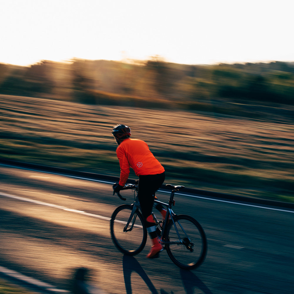 Rivelo Mens Newington Reversible Jacket (Fluro Orange/Navy)