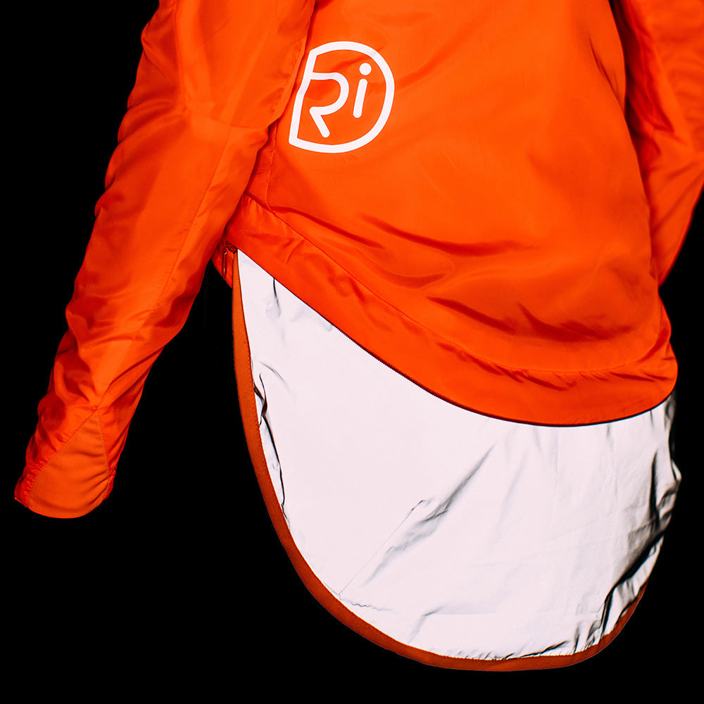 Rivelo Mens Newington Reversible Jacket (Fluro Orange/Navy)