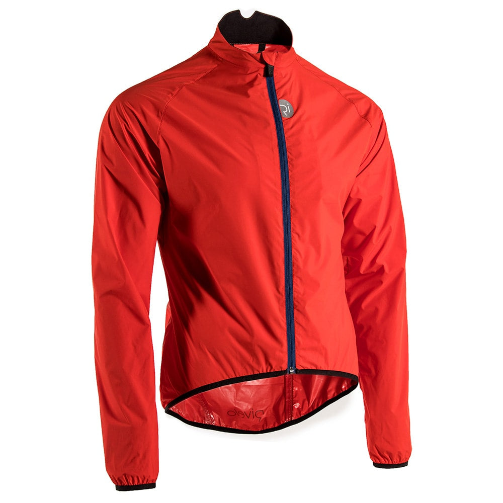 Rivelo Mens Norwood Packable Jacket (Orange) (studio)