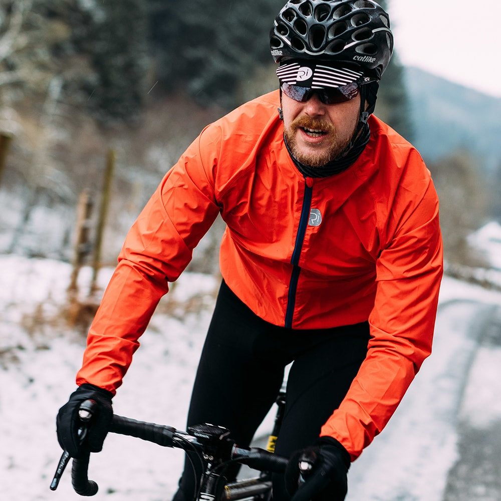 Rivelo Mens Norwood Packable Jacket (Orange)