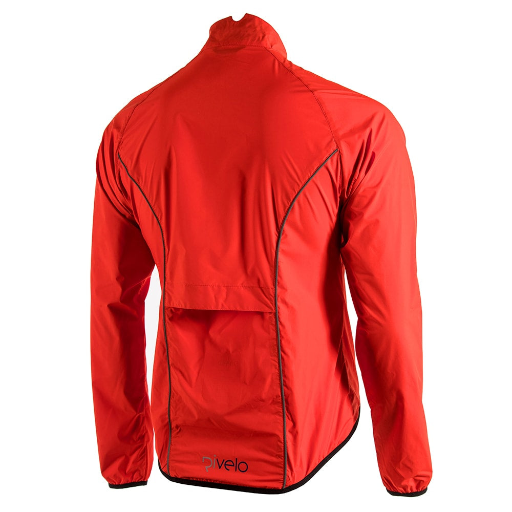 Rivelo Mens Norwood Packable Jacket (Orange) (studio)