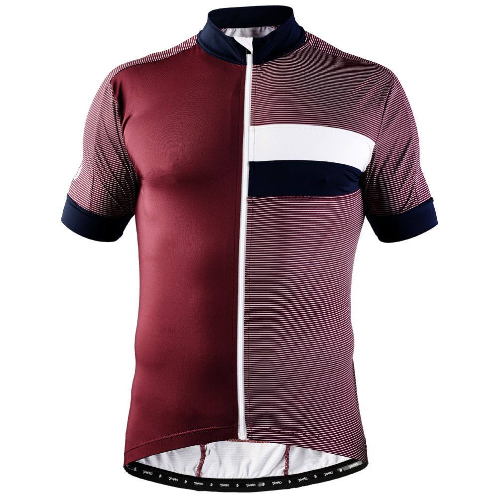 Mens Peaslake Jersey (Burgundy/Navy)