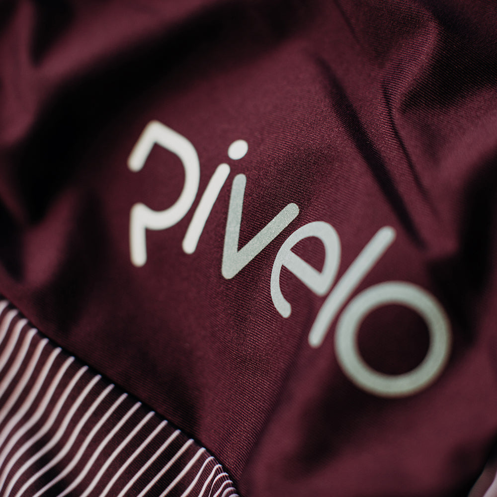 Rivelo | Mens Peaslake Jersey (Burgundy/Navy)
