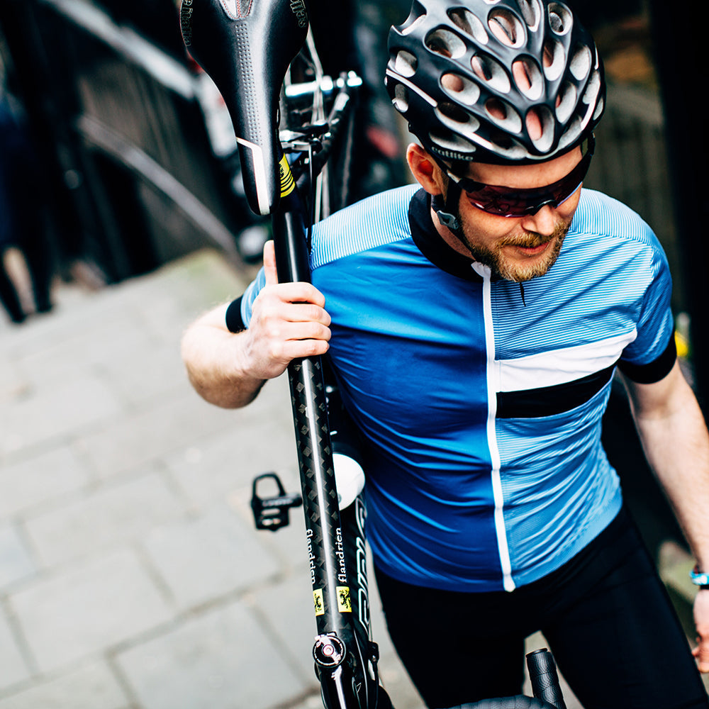 Rivelo Mens Peaslake Jersey (Teal/Black)