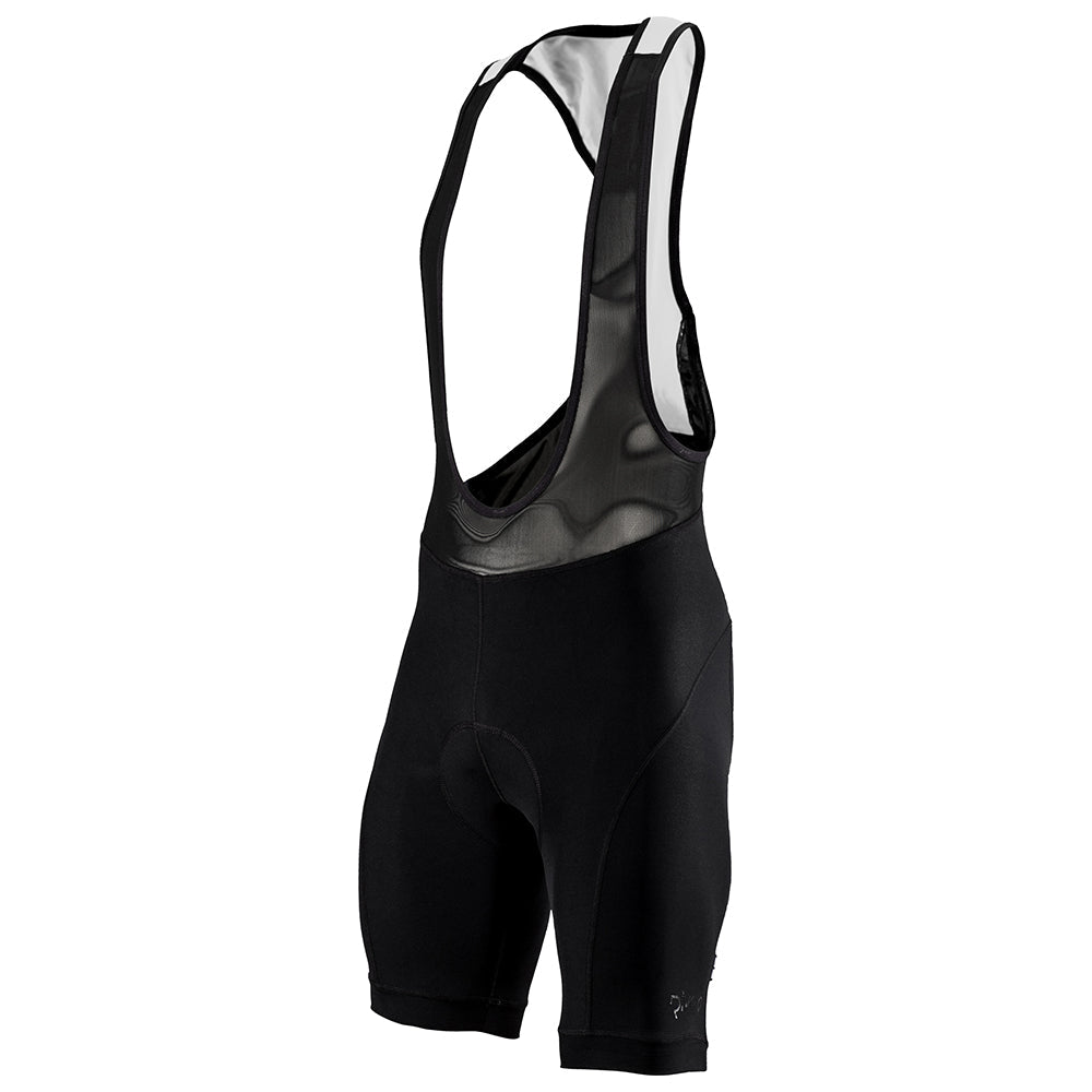 Rivelo Mens Prestwick Bib Shorts (Black/White) (studio)