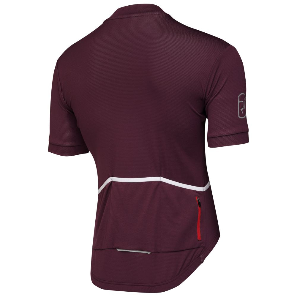 Rivelo Mens Shibden Jersey (Burgundy) (studio)