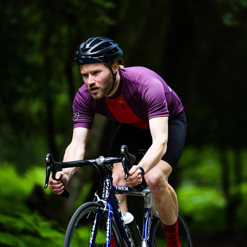 Rivelo Mens Shibden Jersey (Burgundy)