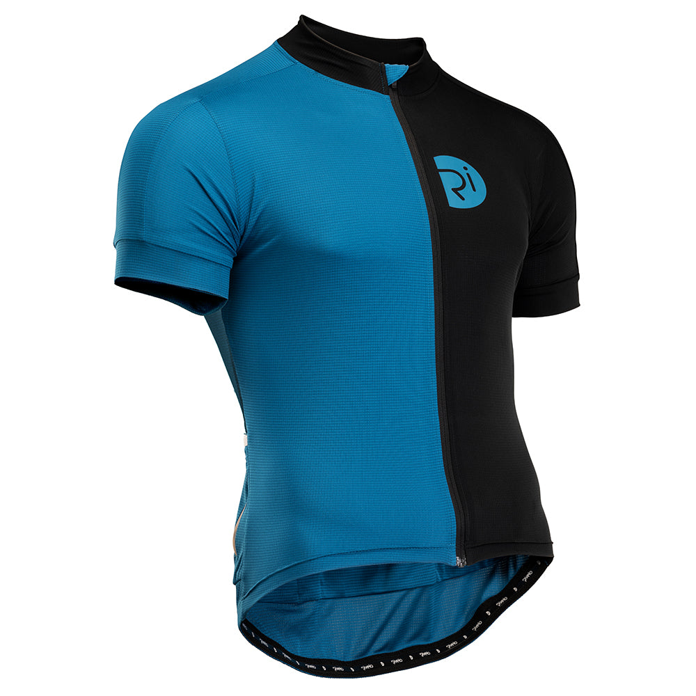 Rivelo Mens Steyning Jersey (Teal/Black) (studio)