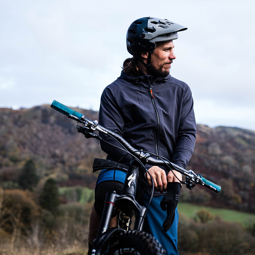 Rivelo Mens Stormfleece MTB Jacket (Slate)
