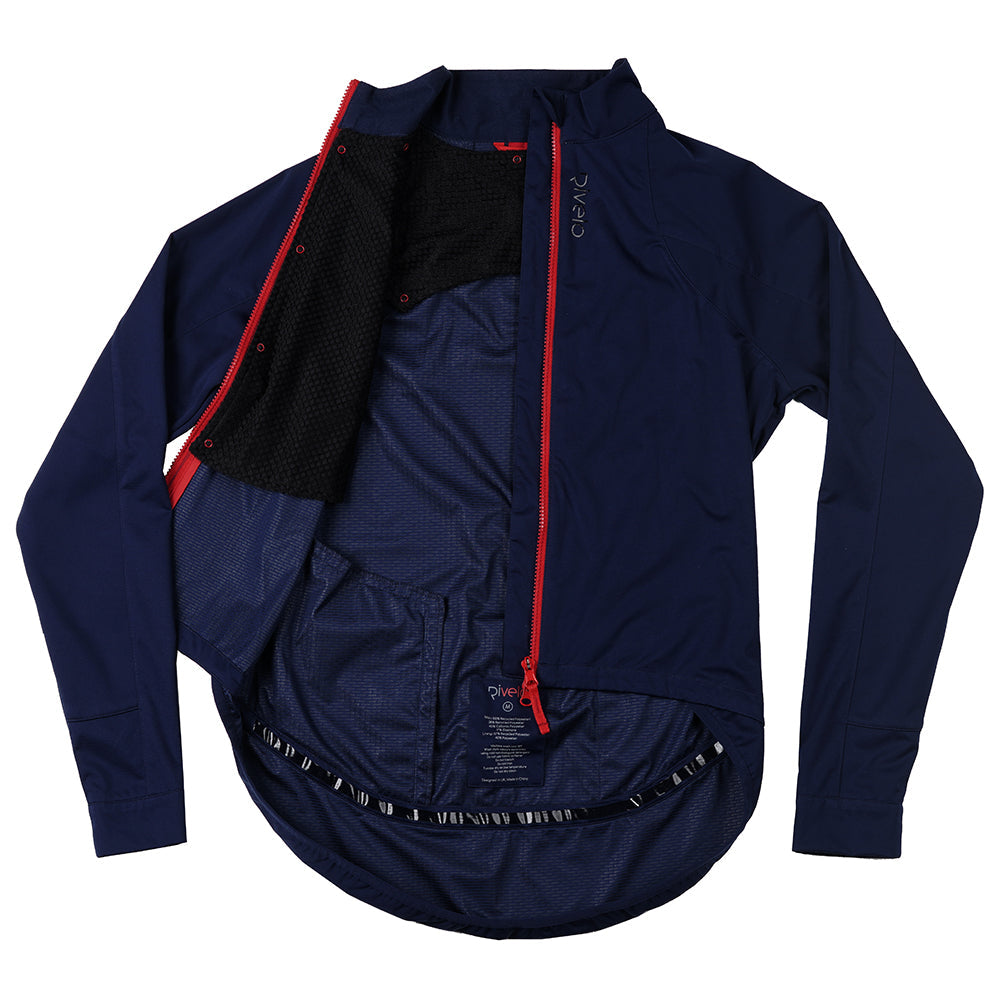 Rivelo Mens Thornecomb Softshell Jacket (Navy/Red) (studio)