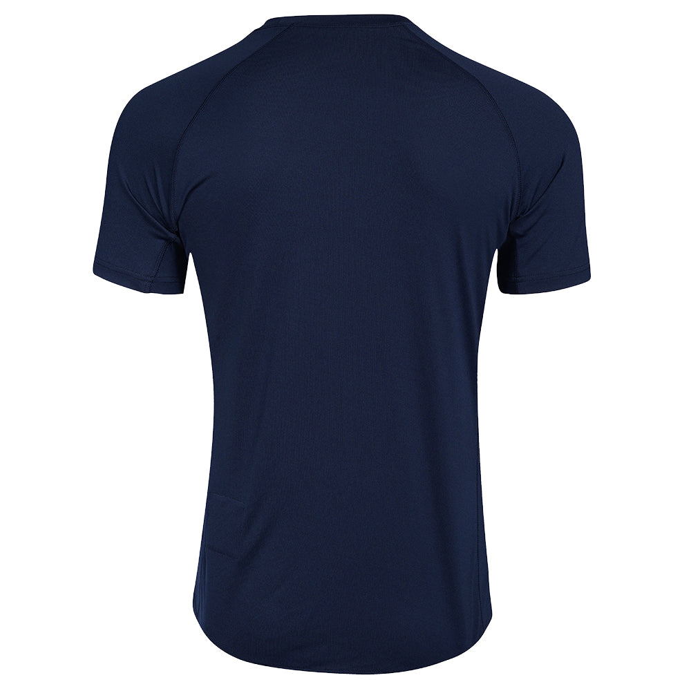 Rivelo Mens Trevinca Base Layer Tech T-Shirt (Navy/White) (studio)