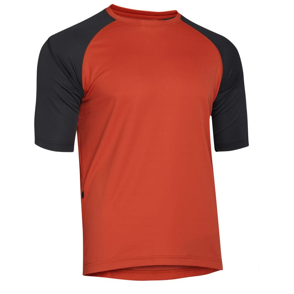 Rivelo Mens Webber MTB Jersey (Burnt Orange/Slate) (studio)