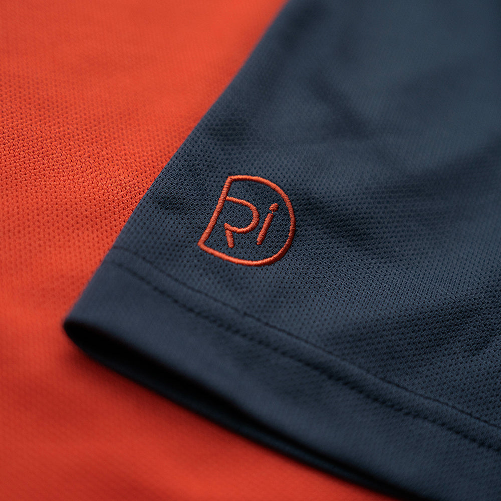 Rivelo Mens Webber MTB Jersey (Burnt Orange/Slate)