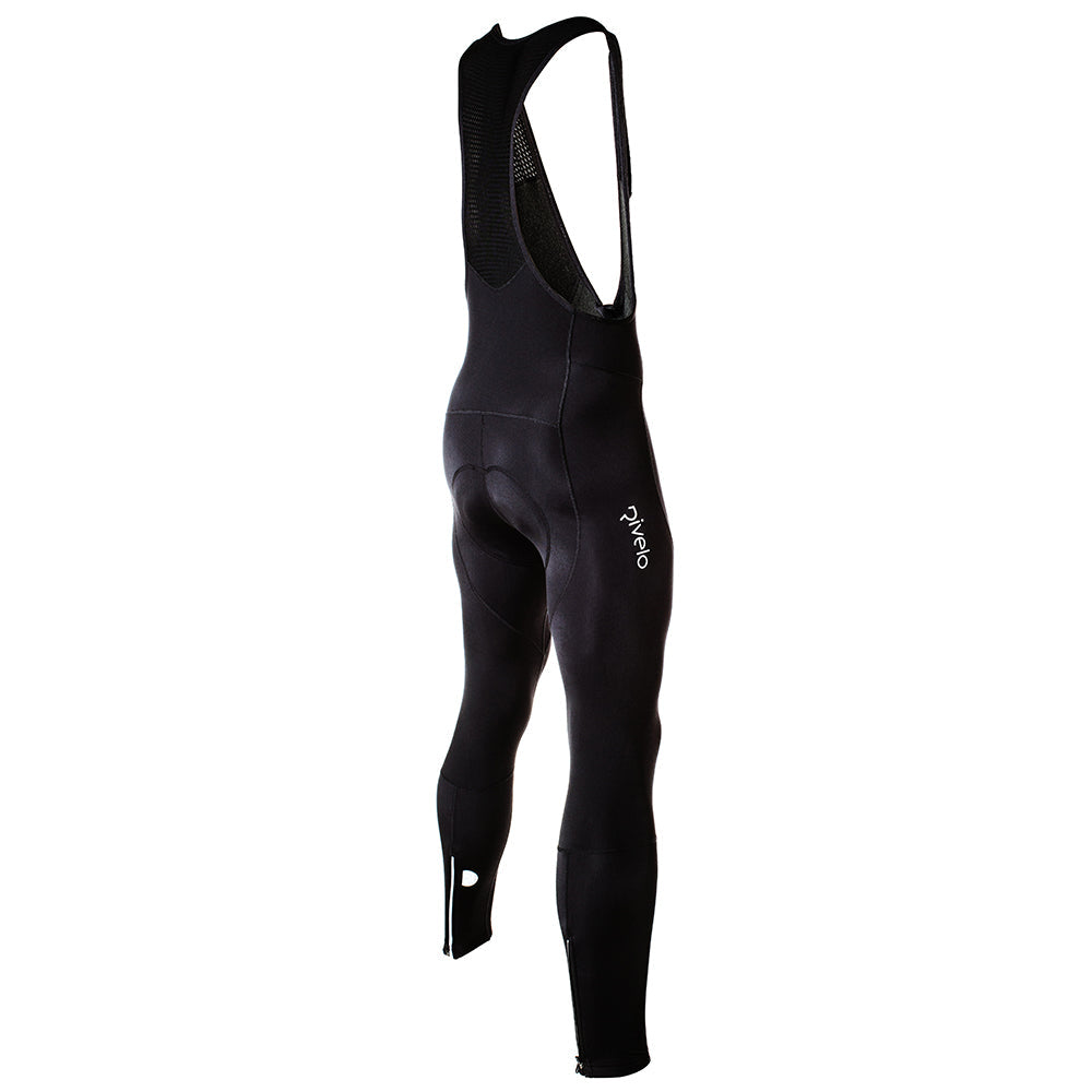 Rivelo Mens Winnats Thermal Bib Tights (Black) (studio)