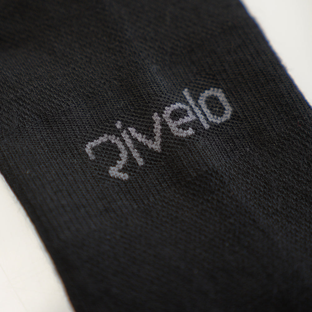 Rivelo Merino Mix Socks (3 Pack - Black/Charcoal)