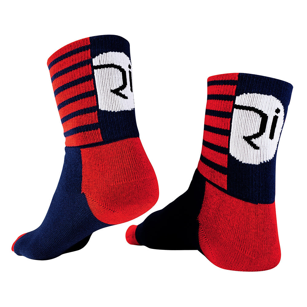 Rivelo Stanage Socks (Navy/Red) (studio)