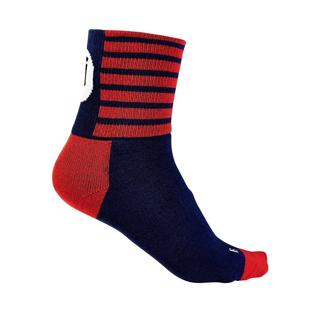 Rivelo Stanage Socks (Navy/Red) (studio)