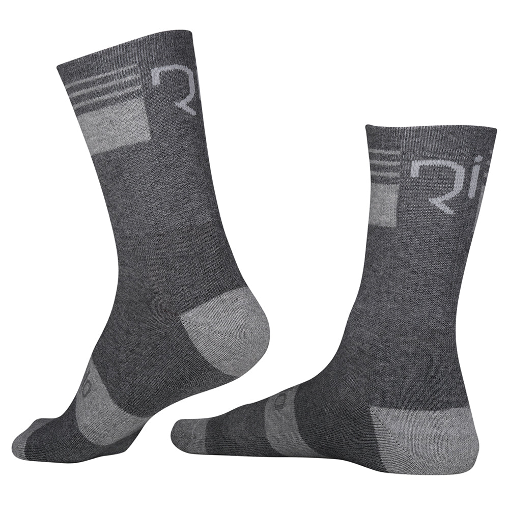 Rivelo Templefield Thermolite Socks (Charcoal/Dark Grey) (studio)