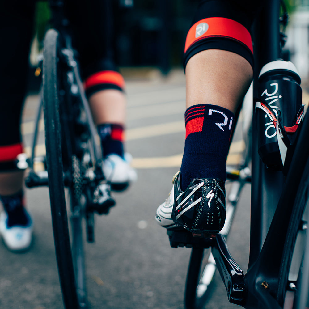 Rivelo Templefield Thermolite Socks (Navy/Red)