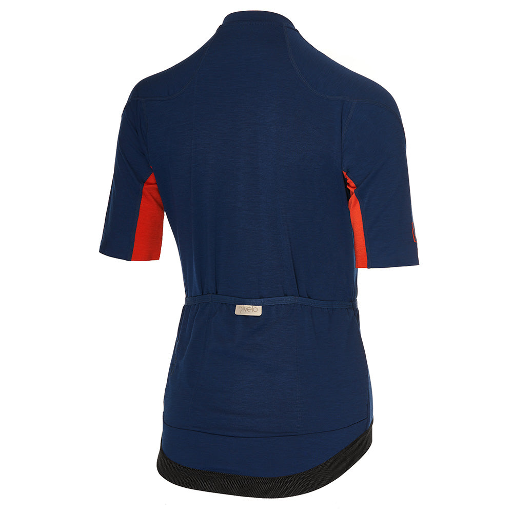 Rivelo Womens Chapman Merino Blend Jersey (Navy) (studio)