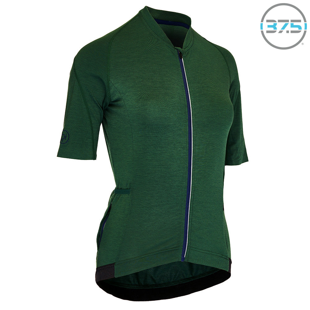 Rivelo | Womens Chapman Merino Blend Jersey (Racing Green)