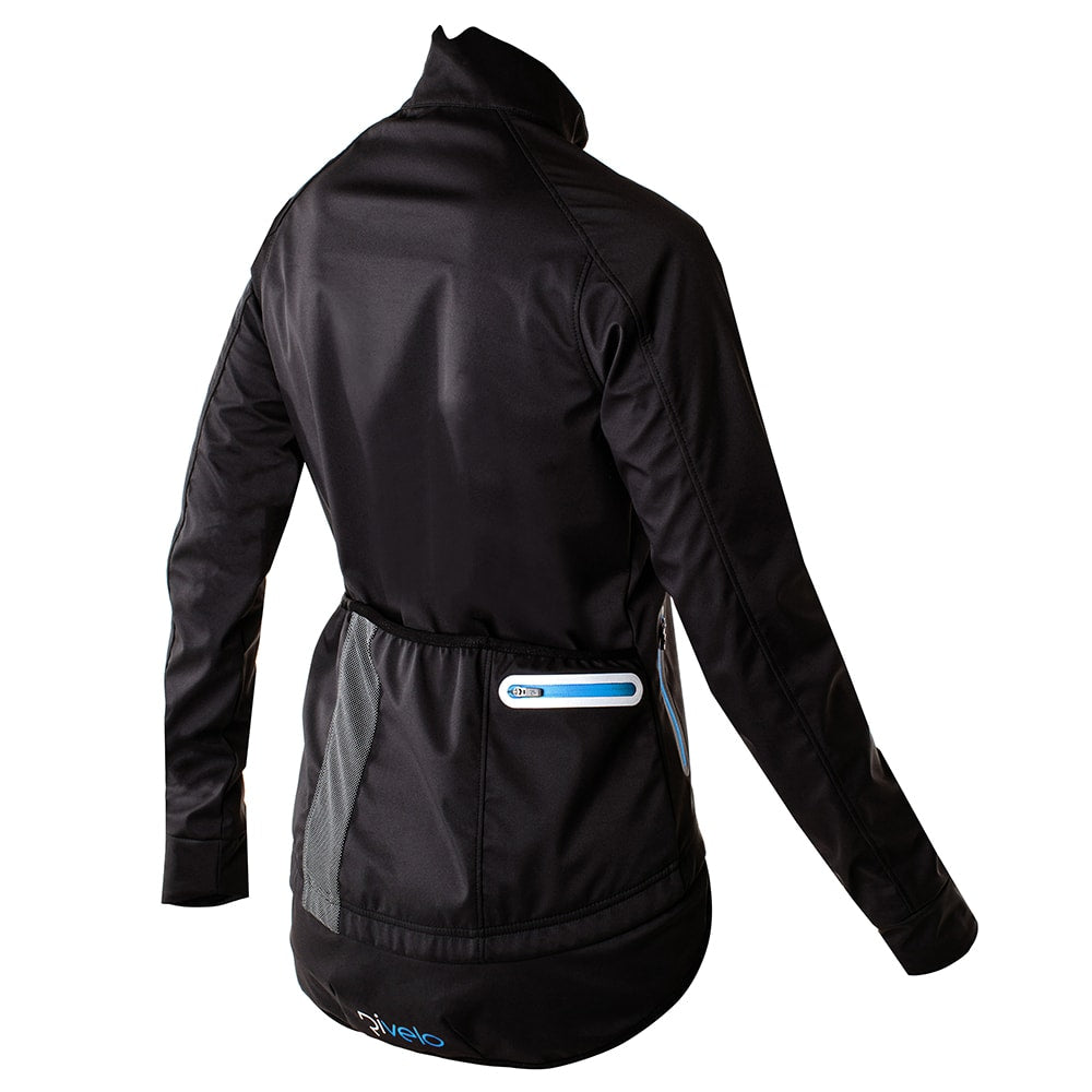Rivelo Womens Coldharbour Softshell Jacket (Black/Teal) (studio)