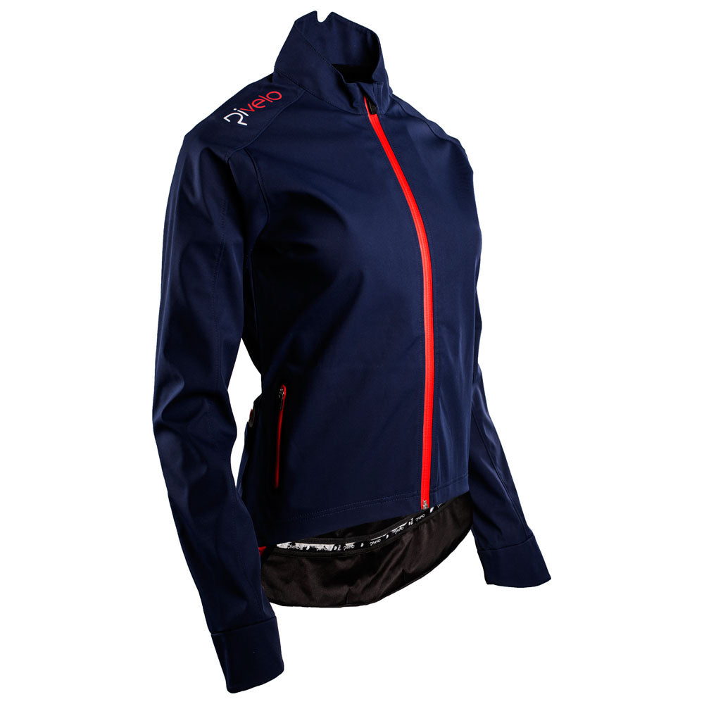 Rivelo Womens Coldharbour Softshell Jacket (Navy/Red) (studio)