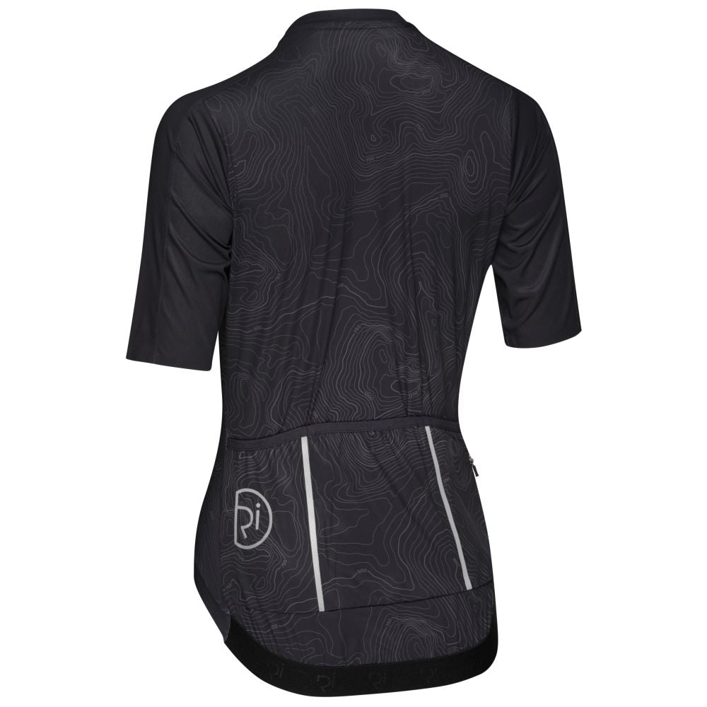 Rivelo Womens Contour Jersey (Nearly Black) (studio)