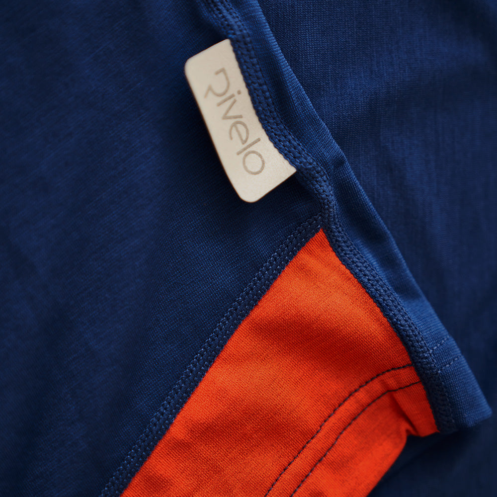 Rivelo Womens Cresswell Merino Blend Tee (Navy)