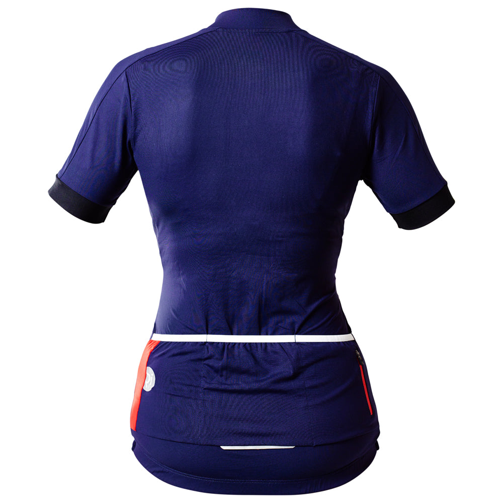 Rivelo Womens Ditchling Jersey (Navy) (studio)