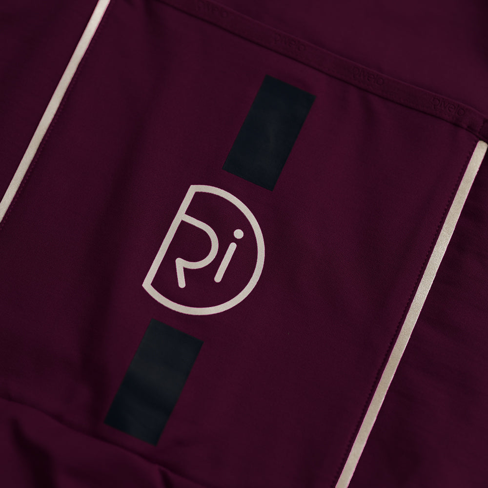 Rivelo Womens Eco Frensham Thermal Long Sleeve Jersey (Magenta/Navy)
