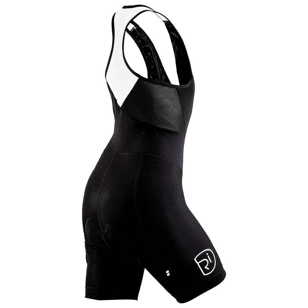 Rivelo Womens Fernhurst Bib Shorts (Black/White) (studio)