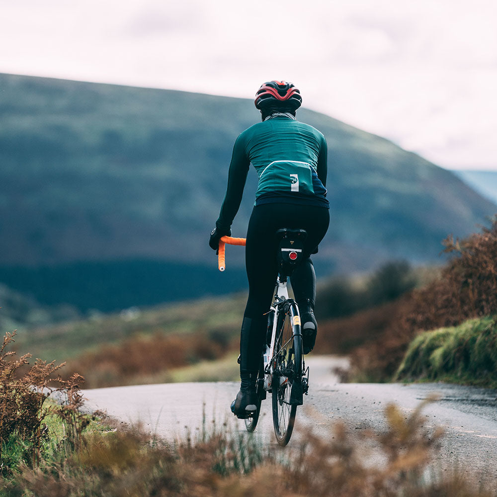 Rivelo | Womens Frensham Thermal Long Sleeve Jersey (Racing Green/Navy)